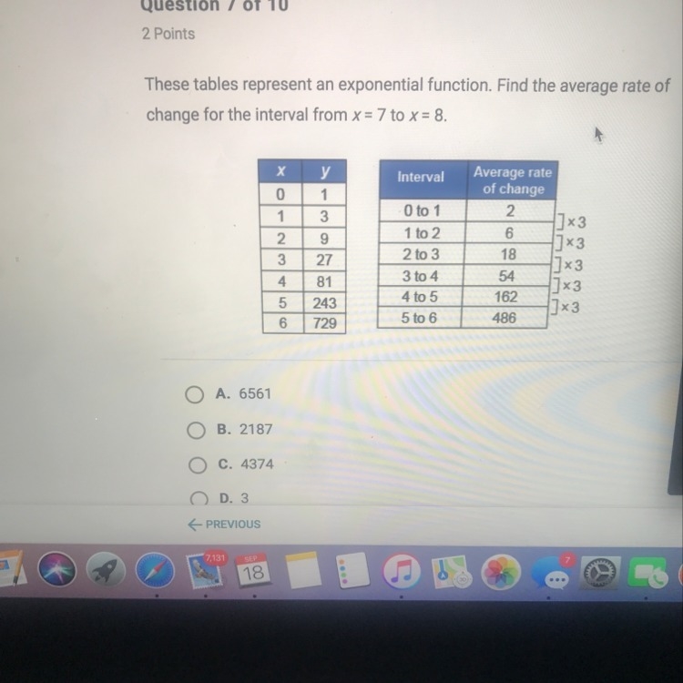 Urgent please help with finding rate of change-example-1