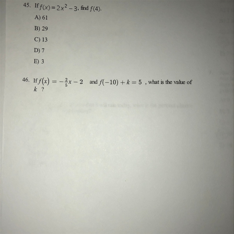 How would u solve these two problems?-example-1