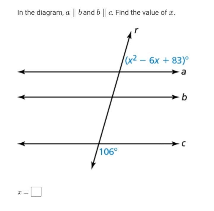 Find the value of X I don't know how to solve for when the X are squared-example-1