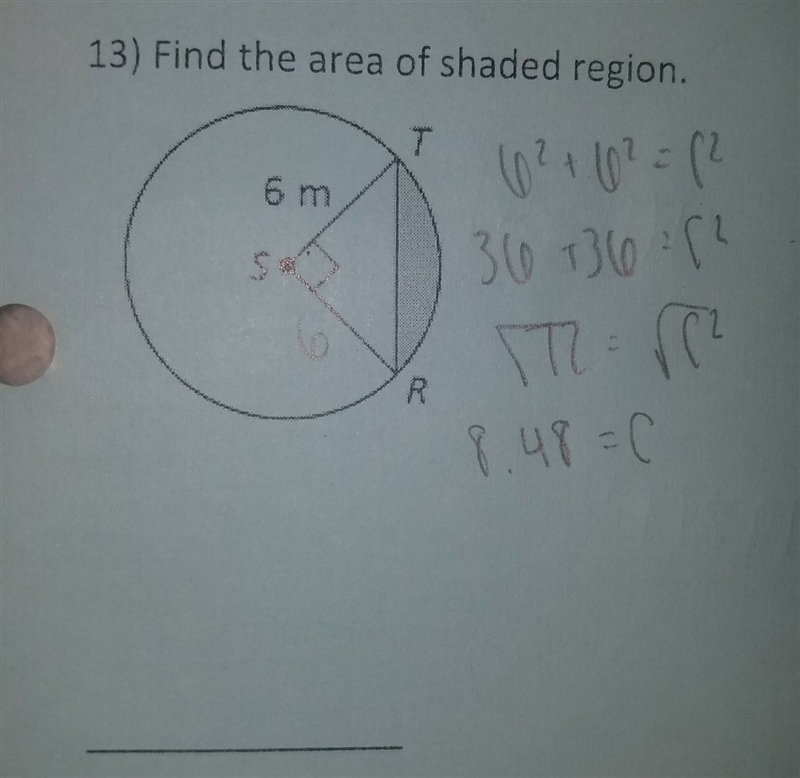 find the area of the shaded region; PLEASE HELP ME OUT this is for my final and idk-example-1