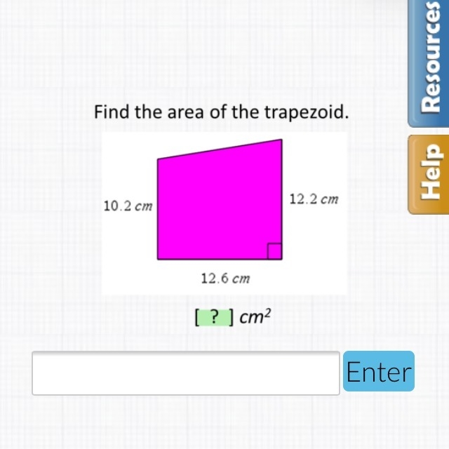 Find the area of the trapezoid!! Geometry!!-example-1