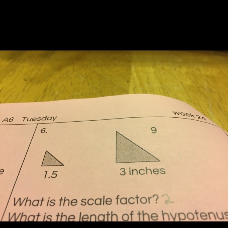 What is the length of the hypotenuse?-example-1