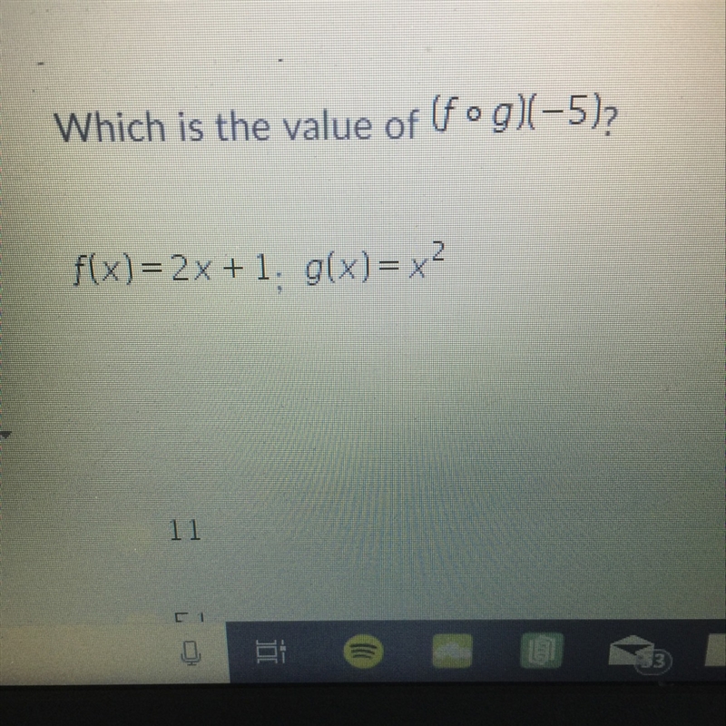 A. 11 b. 51 c -49 d. -19-example-1