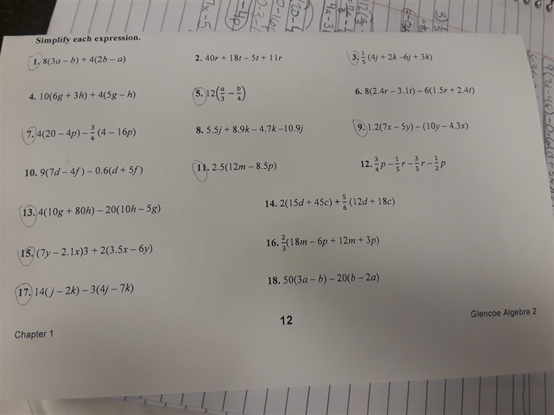 Simplify the expression, only odds 9-17-example-1