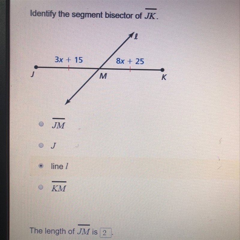 I think the length is 2 can someone help me ? And I don’t know the top part-example-1