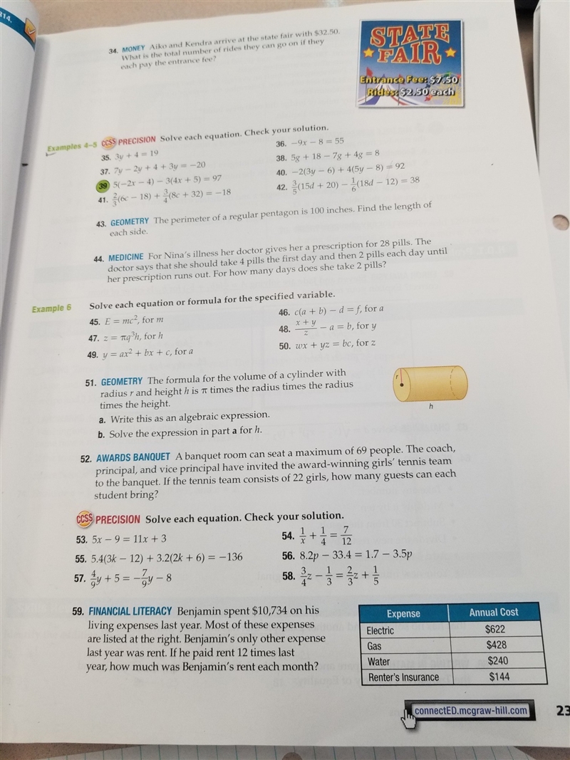 Can some please help me with Algebra 2 work? Its problems 45-48 all and 53-57 just-example-1