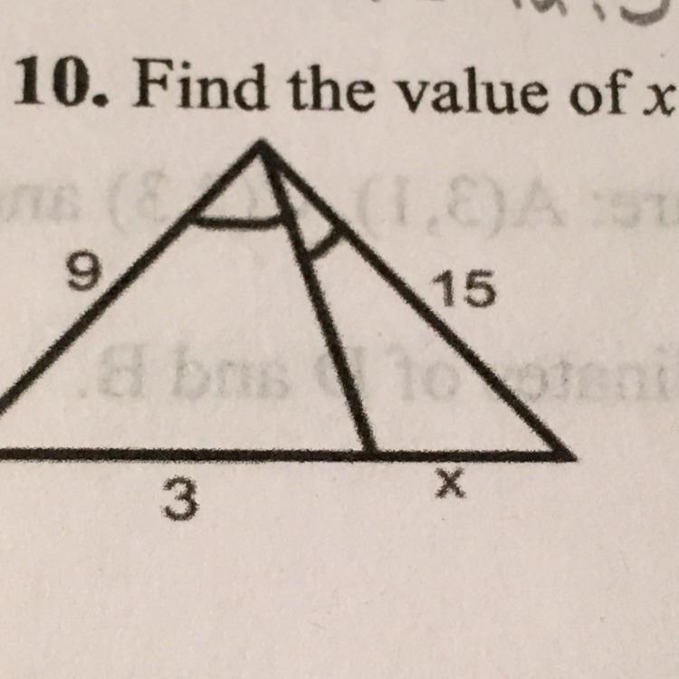 How do you find the value of x-example-1