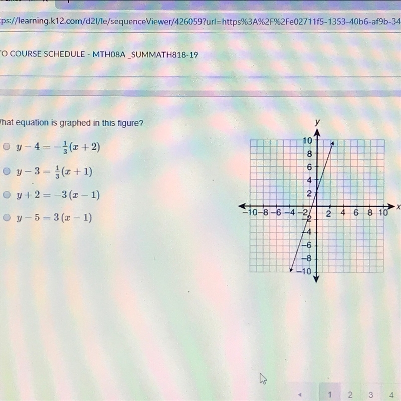 What equation is this graphed figure-example-1