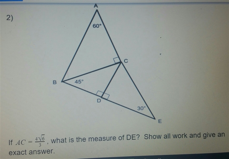 What's the measure of DE-example-1