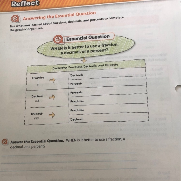 How fo I convert a fraction to a %-example-1