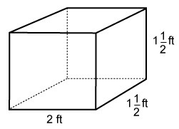 What is the volume of the prism? Enter your answer in the box as a mixed number in-example-1