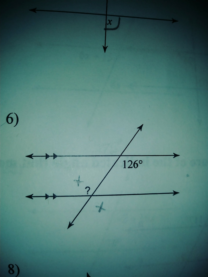 Find the measure of angle 126 degrees-example-1