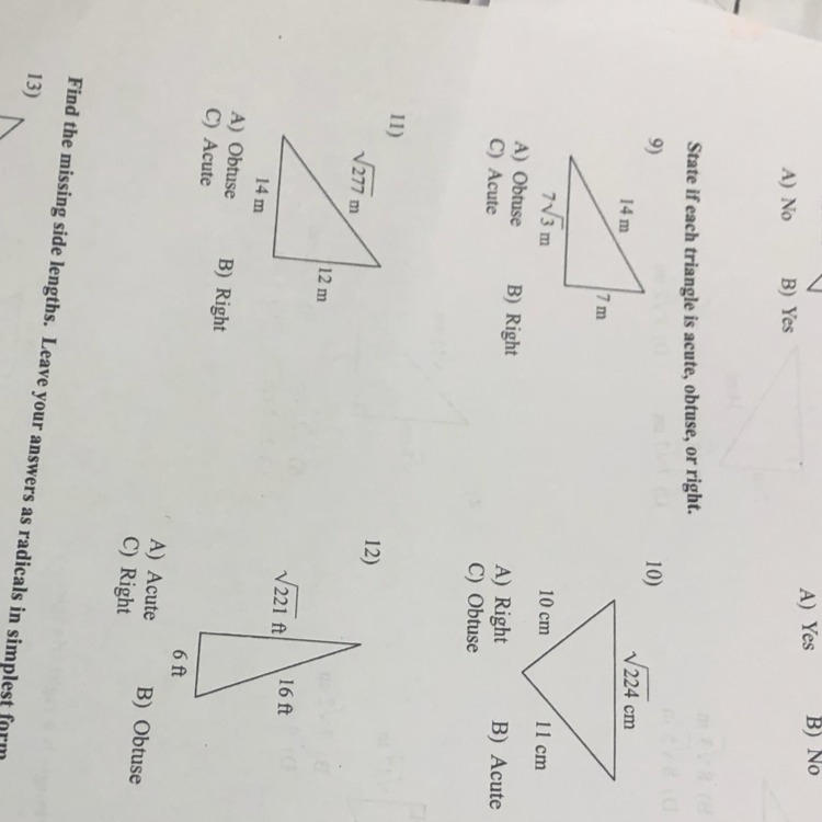 SOLVE for me. All multiple choice-example-1