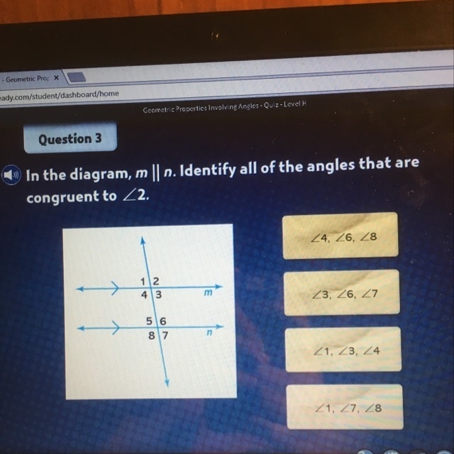 In the diagram ,M//N . Identify all of the angles that are congruent to 2-example-1