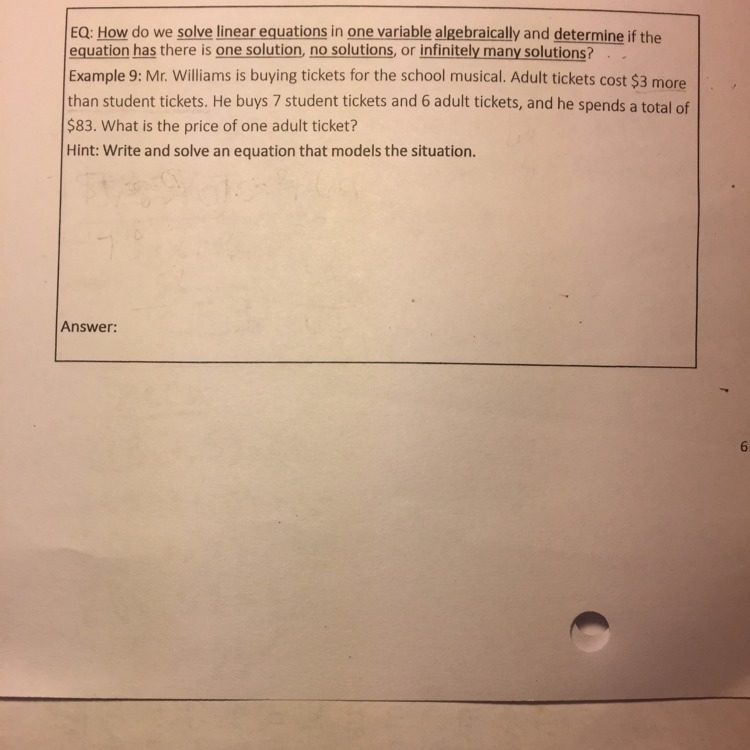 Can someone please help me with the equation part of this question?-example-1