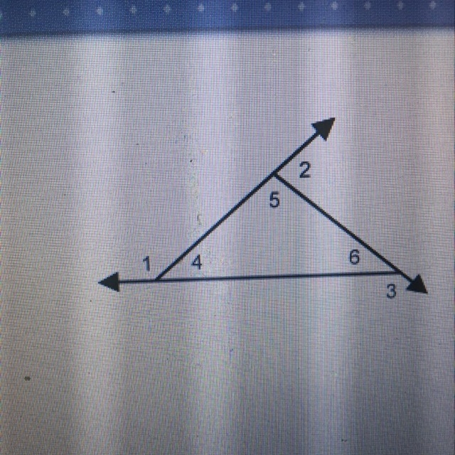 Which of these are adjacent angles? Options are < 4 and <6 <4 and <5 &lt-example-1