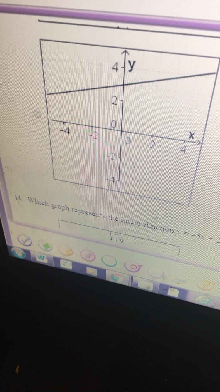 Which graph represents the linear function y= -5x + 2-example-4