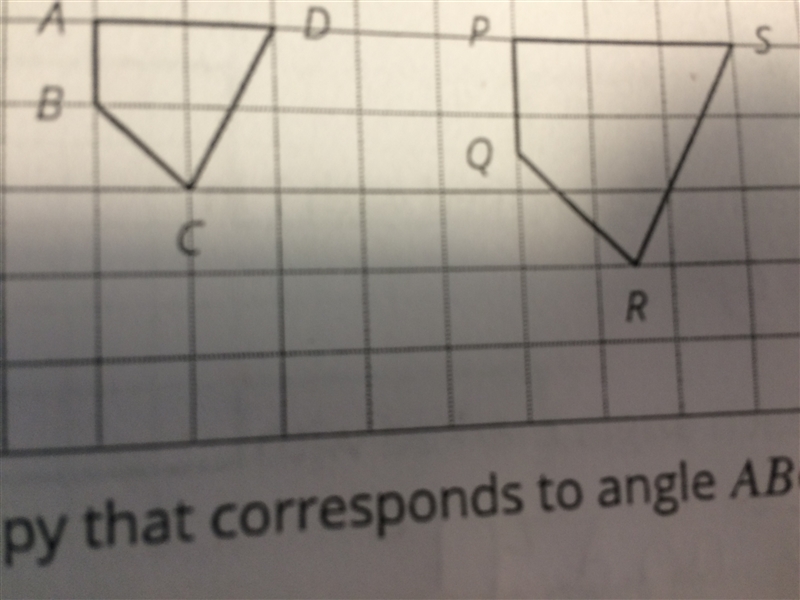 What is the scale factor from polygon ABCD to polygon PQRS??-example-1