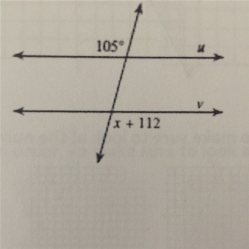 How would I find the value of x here?-example-1