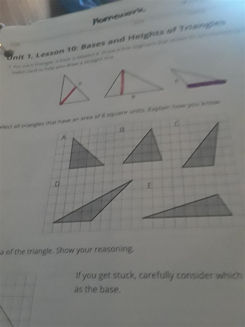 Unit 1 lesson 10 base and heights of triangle-example-1