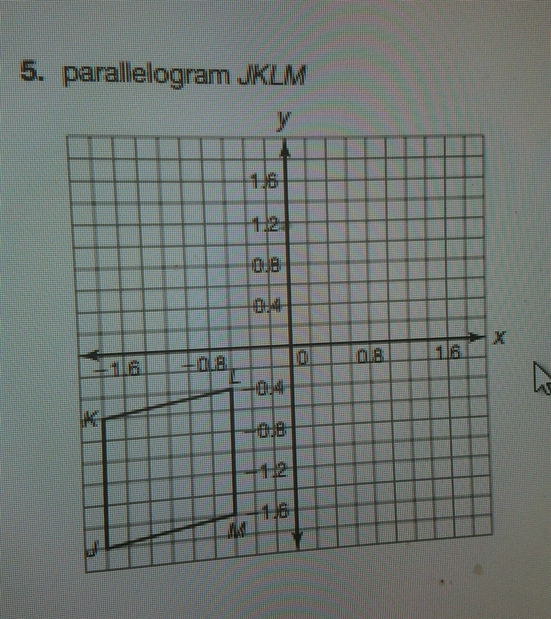 I need help using the distance formula to find the perimeter of a parallelogram JKLM-example-1