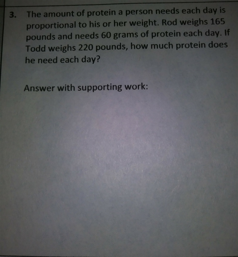 How much protein does he need each day-example-1