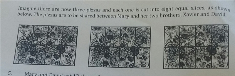 if instead, Xavier eats eight slices of pizza. Write the number that represents his-example-1