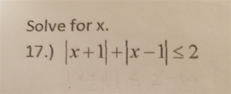 Solve for x Please show steps thank you.-example-1