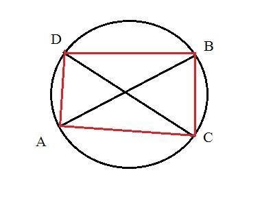 Suppose AB and CD are two diameters of a circle. Prove that the quadrilateral ACBD-example-1