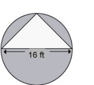 A triangle is inside a circle where the triangle's base is on the circle's diameter-example-1