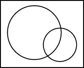 Choose the required figure. Two circles that have exactly two common tangents: Which-example-1