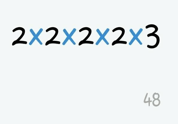 Express 48 as pruduct of its prime factors-example-1