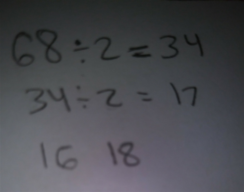 The perimeter of a parallelogram is 68 meters. The width of the parallelogram is 2 meters-example-1