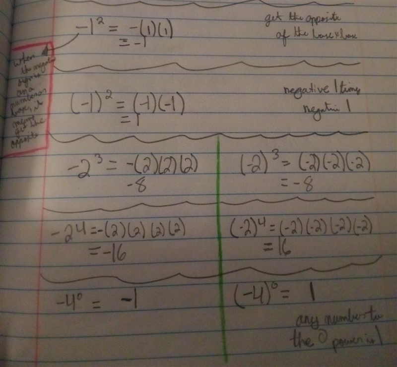 Explain the difference between (-5²) and -5².-example-2