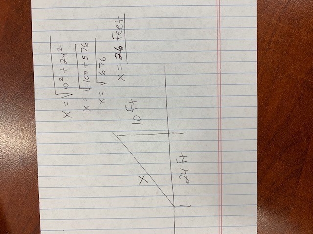 In a playground, a slide with a ladder makes a right triangle with the ground. The-example-1