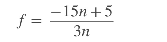 If f(n) = -6n + 2, find f (5/6)-example-1