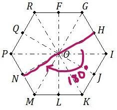 7. The hexagon GIKMPR is regular. The dashed line segments form 30 degree angles. what-example-1