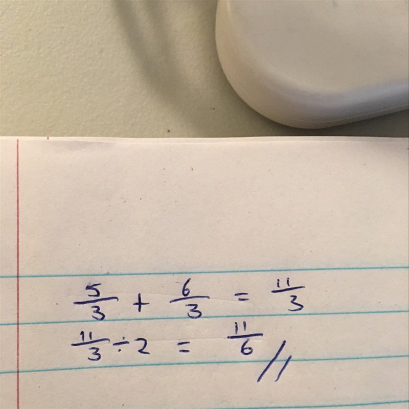 What fraction is between 5/3 and 6/3-example-1