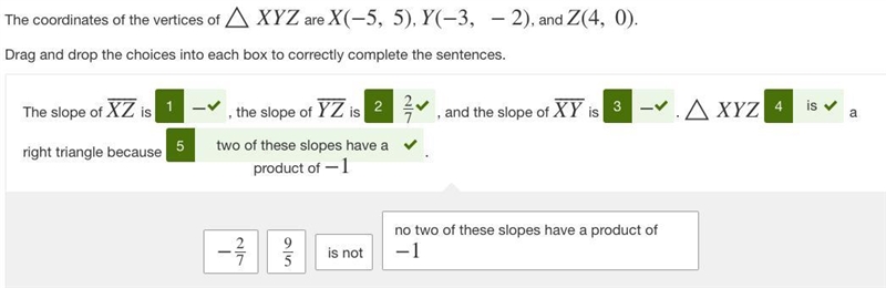 The coordinates of the vertices of angle XYZ are X(-5,5), Y(-3,-2), and Z(4,0) what-example-4