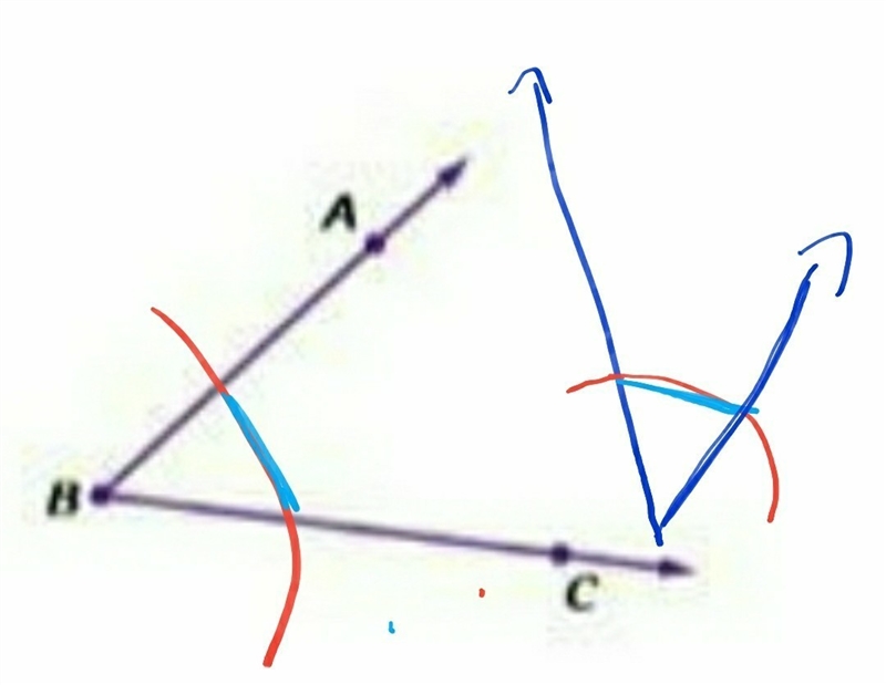 Math help please.. thank you !! :) construct an angle-example-1