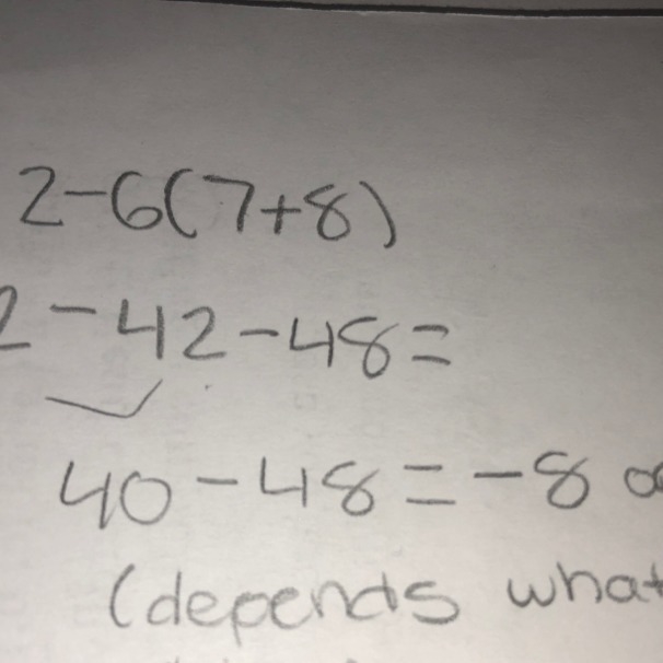 What is 3 to the power of 2-6(7+8)-example-1