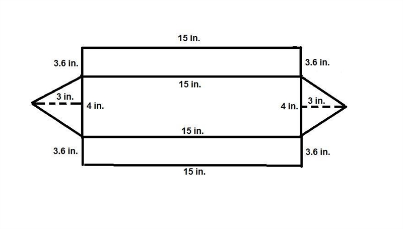 Inez bought a shipping container at a packaging store. She measured the dimensions-example-1