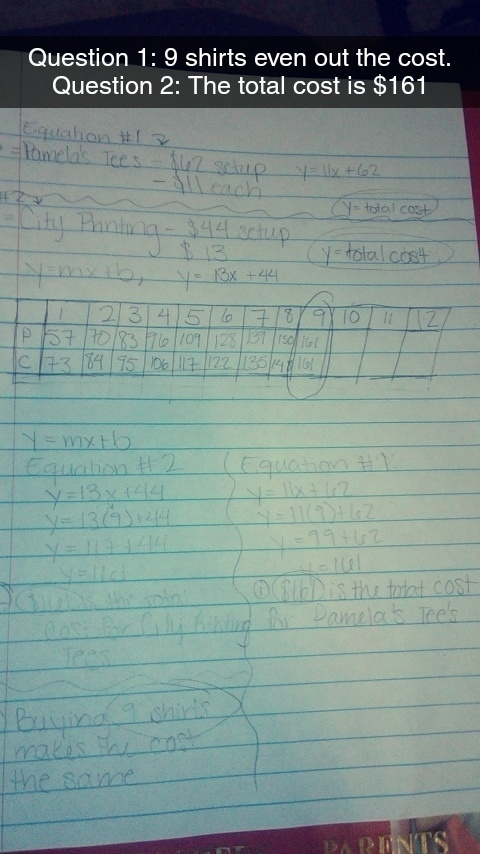 Solve using substitution or elimination, make sure u answer the question.-example-1