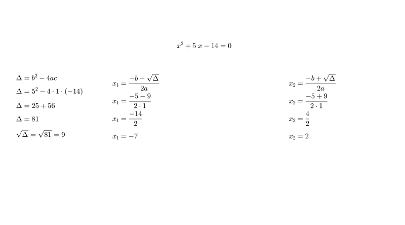 G(x)=x^2+5x-14 What are the zeros of the function-example-1