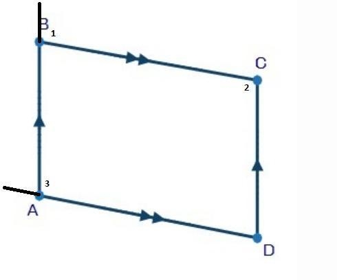 . (03.04 MC) The following is an incomplete paragraph proving that the opposite angles-example-1