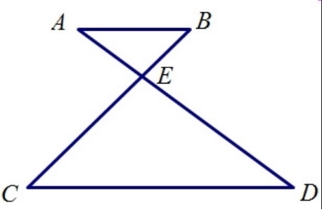 In the figure ab||cd. If the ratio of the perimeter of ced to that of bea is 3:2 and-example-1