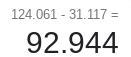 In may the new York public library had 124,061 books checked out. Of those 31,117 were-example-1