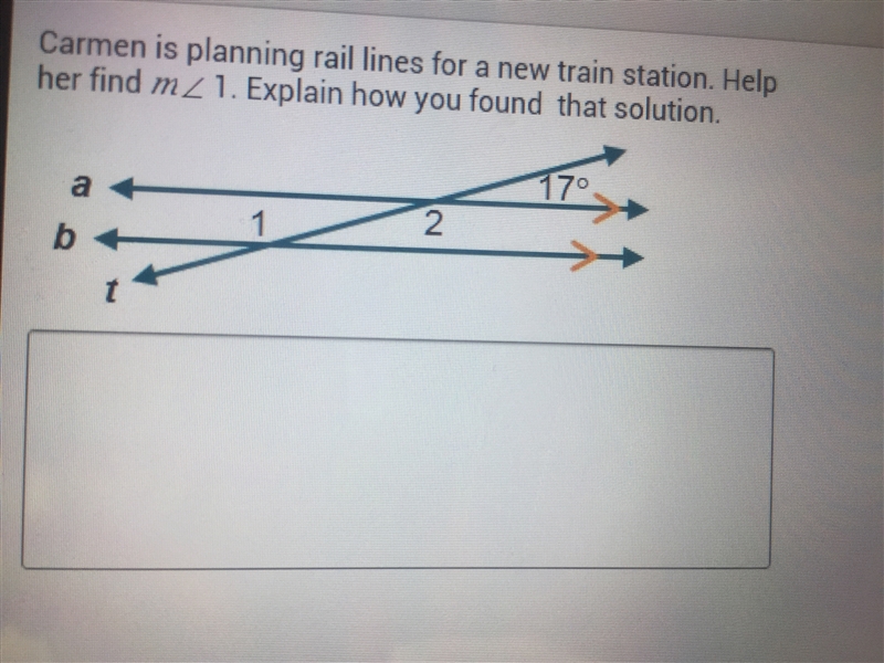 Carmen is planning rail lines for a new train station. Help her find m￼1. Explain-example-1