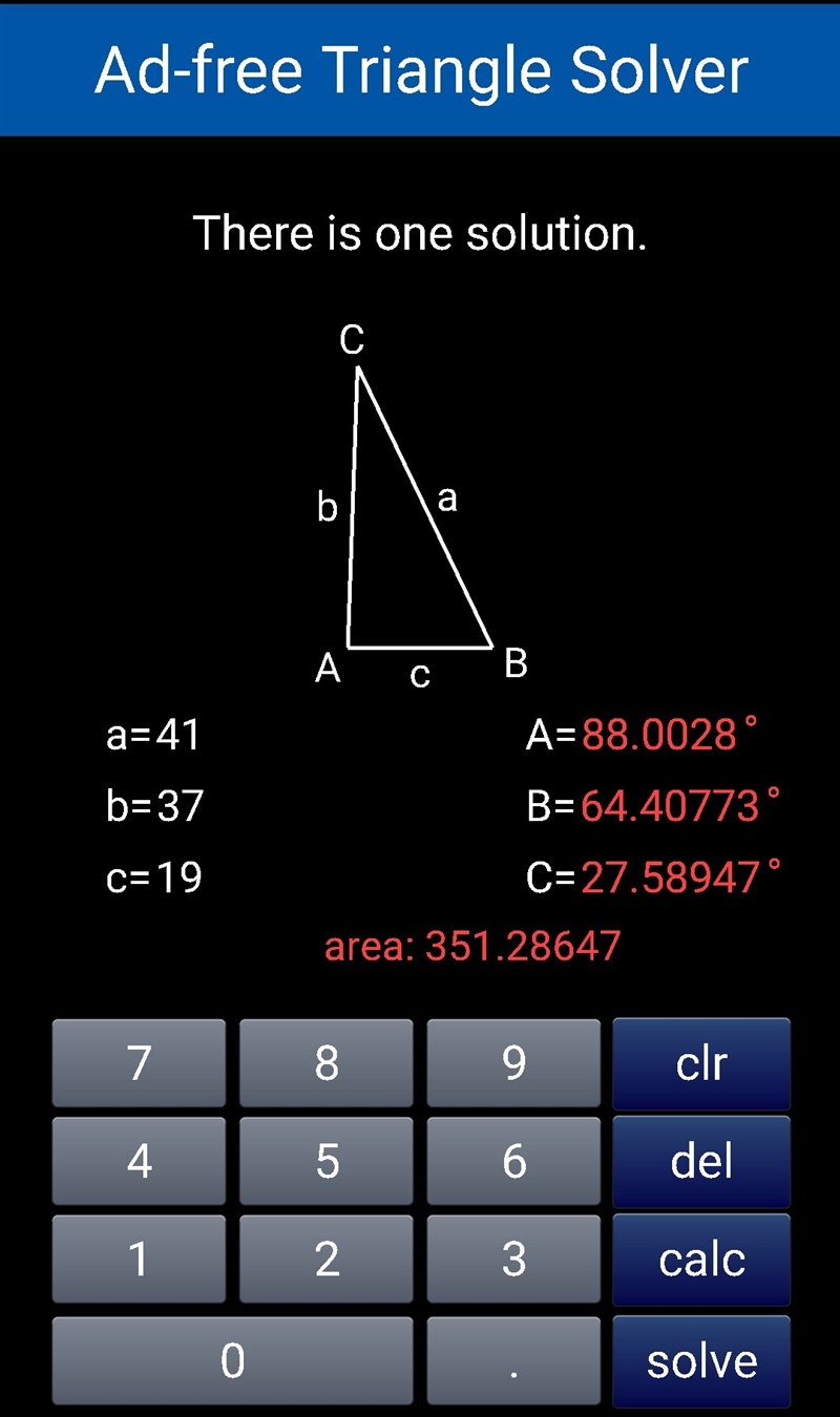 Can the sides of a triangle have lengths 41, 37, and 19?-example-1