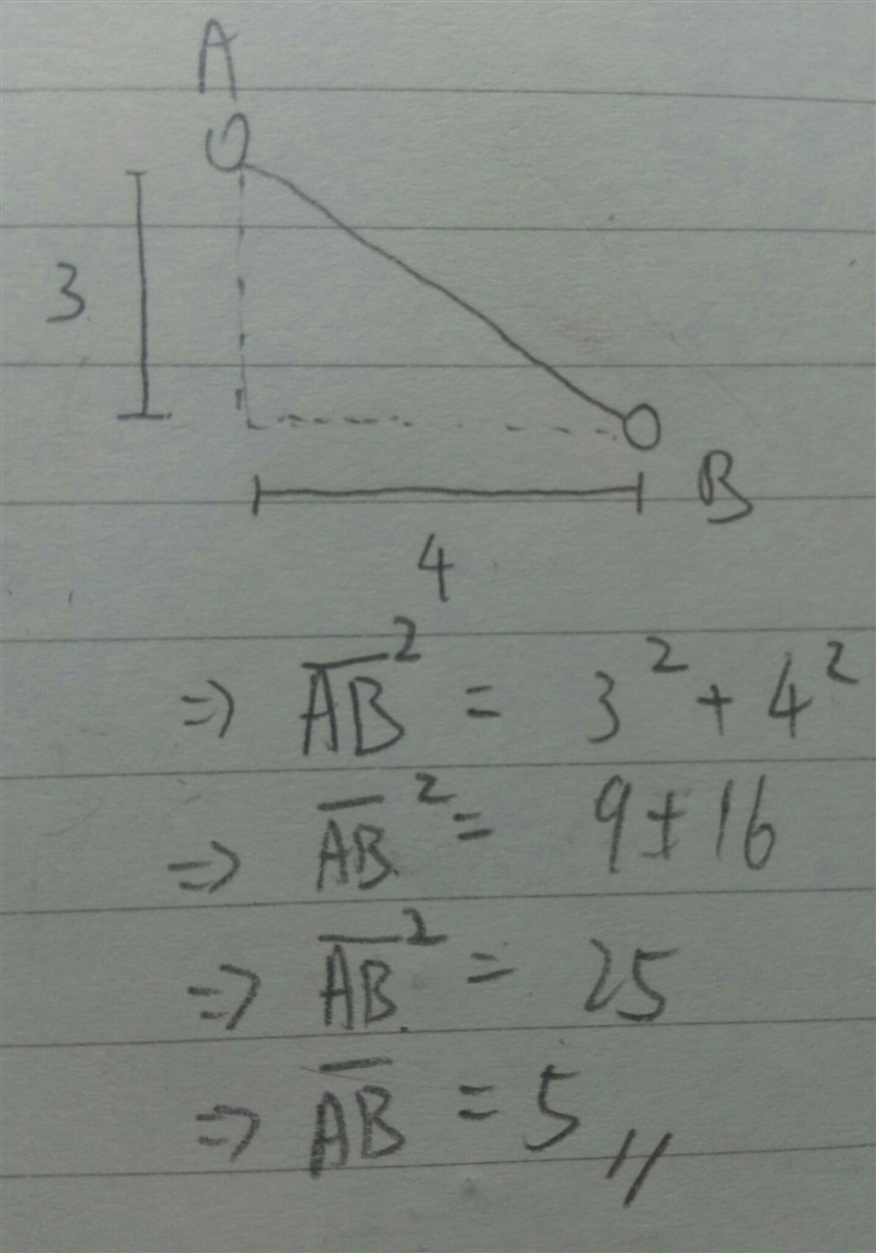 Determine the length of the segment-example-1